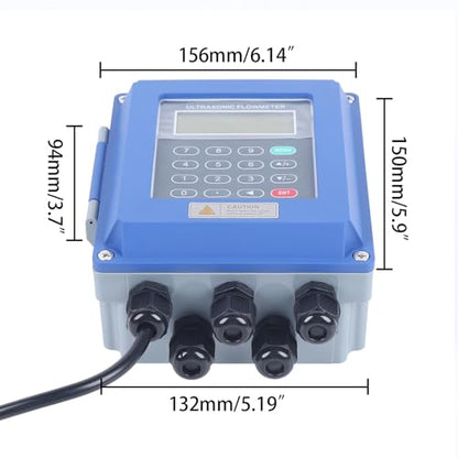 Medidor de flujo ultrasónico Medidor de flujo de agua digital montado en la pared Medidor de flujo ultrasónico fijo Medidor de flujo ultrasónico líquido TUF-2000 TM-1 TS-2 TM-1 DN20-700MM IP65