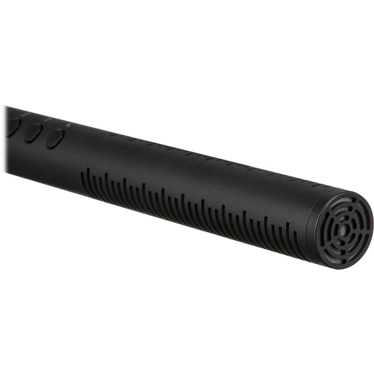 Micrófono de condensador direccional Rode NTG-4 con kit de viento Rycote Long Hair de 14 cm