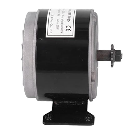 Motor cepillado de alta velocidad de alta velocidad de DC para vespa eléctrica, potente motor de aluminio de 12V 250W para pequeños coches eléctricos, equipo mecánico