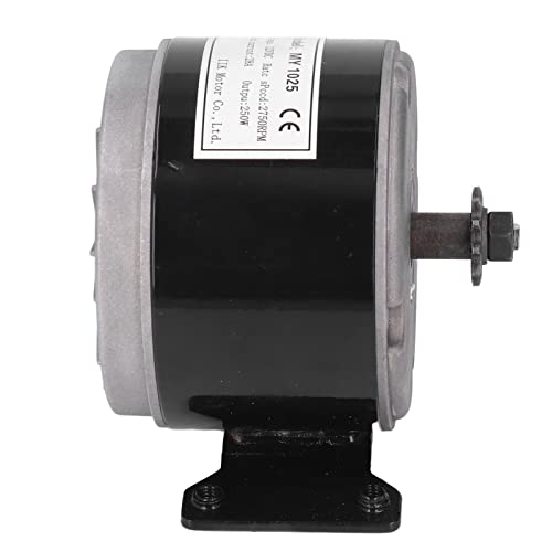Motor cepillado de alta velocidad de alta velocidad de DC para vespa eléctrica, potente motor de aluminio de 12V 250W para pequeños coches eléctricos, equipo mecánico