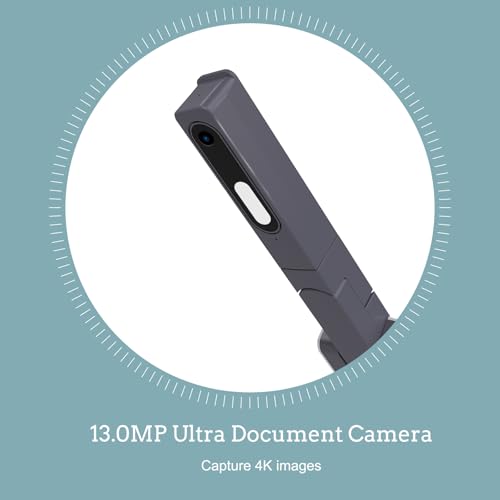 JOYUSING V513 HDMI/USB 13MP Cámara de documentos de dos modos para profesor, enfoque automático, luz LED para proyección en tiempo real, grabación de video, aprendizaje a distancia, funciona con y sin