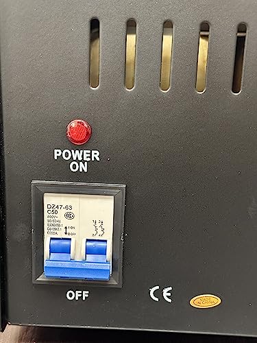 Simran THG-20,000 convertidor de voltaje, transformador de potencia elevador y descendente para conversión de 110 voltios, 220 voltios, 240 voltios (20000 vatios)