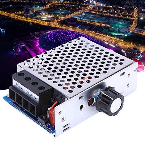 AC 110V 230V 10000W regulador de voltaje de tiristor, regulador de voltaje electrónico SCR, controlador de velocidad del motor para motor eléctrico