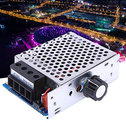 AC 110V 230V 10000W regulador de voltaje de tiristor, regulador de voltaje electrónico SCR, controlador de velocidad del motor para motor eléctrico