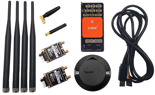 COMBO: Cube Orange+ con Here4 y conjunto de telemetría RFD900x-US