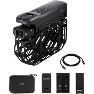 Combo básico de dron de acción de bolsillo HoverAir X1 PRO 4K con cámara autónoma, negro SP06H004