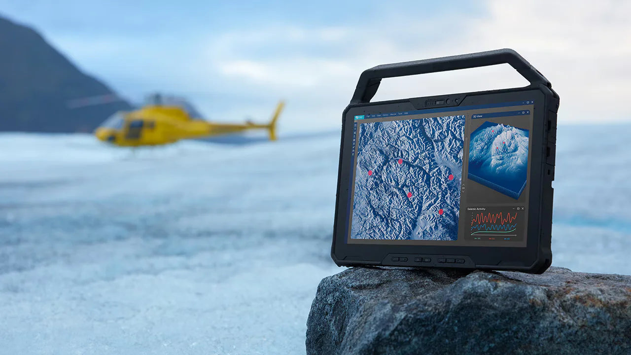 Latitude 7230 Rugged Extreme Tablet, Intel i7-1260U, Quick Release, No Webcam, No Rear Cam, Windows 11 Pro 7230732Q-LUX-I1-XGX