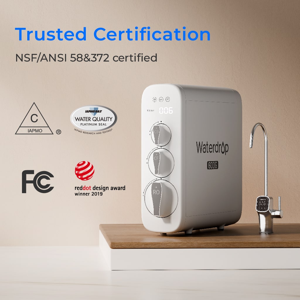 Sistema de ósmosis inversa G3P600 - Waterdrop G3P600