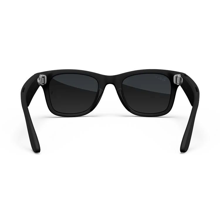Ray-Ban Meta Wayfarer, Negro mate/Grafito degradado polarizado, Estándar