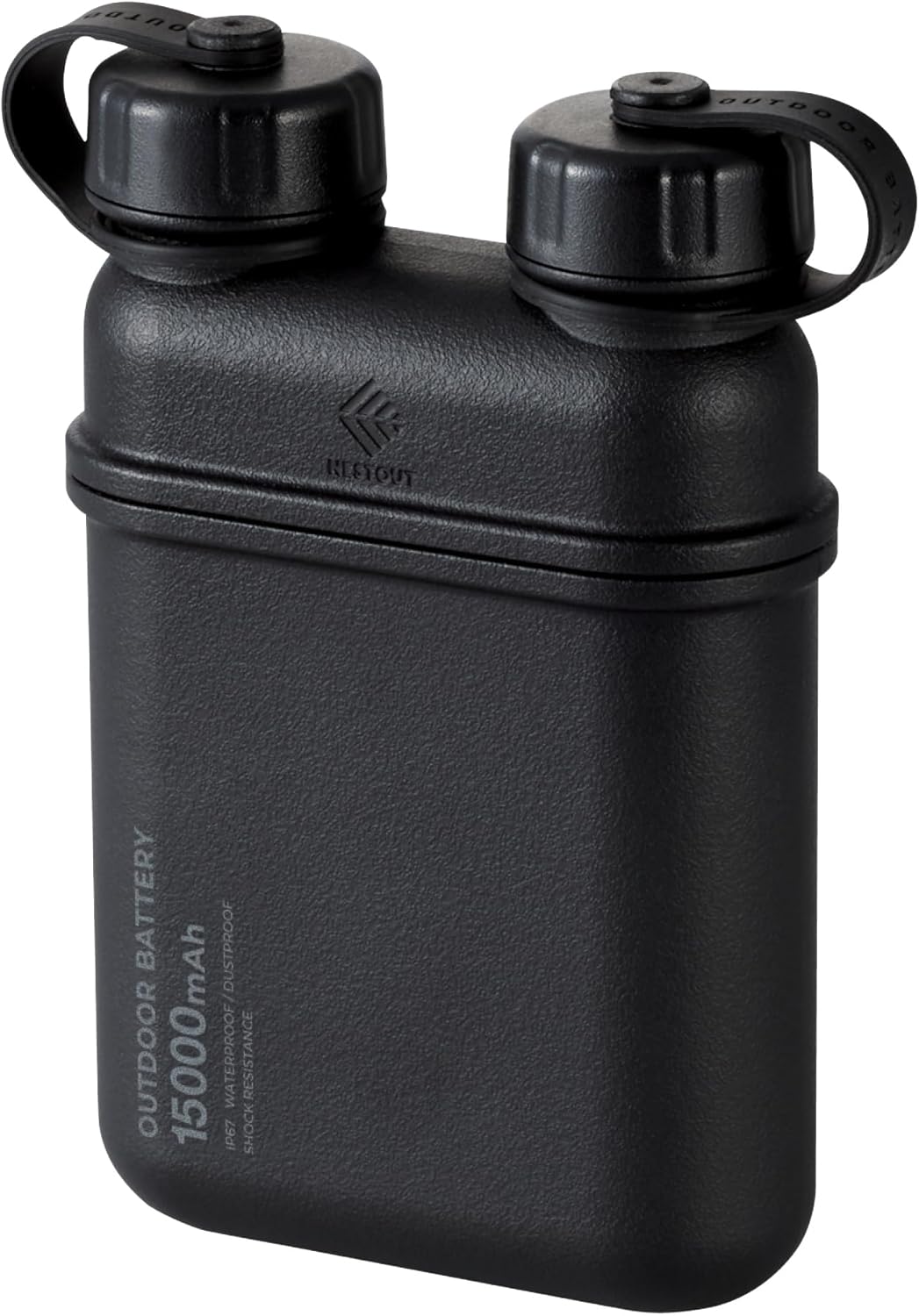 ELECOM NESTOUT - Cargador de energía resistente de 15000 mAh, cargador para exteriores, 32 W USB-C de carga rápida, resistente al agua, IP67, duradero, a prueba de golpes, paquete de batería para