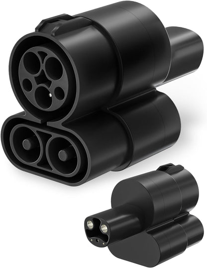 Adaptador CCS1 para estaciones de carga CCS a vehículos Tesla, adaptador de carga rápida de CC portátil de hasta 175 KW, compatible con el modelo 3, Y, S, X