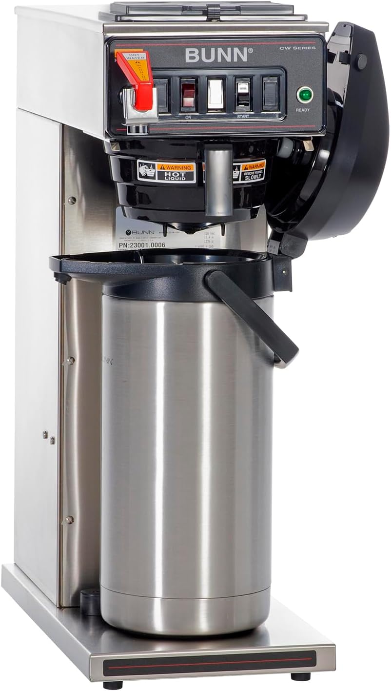 BUNN CWTF15-APS - Cafetera comercial Airpot. Nombre Modelo CWTF15-APS Número de modelo 23001.0006