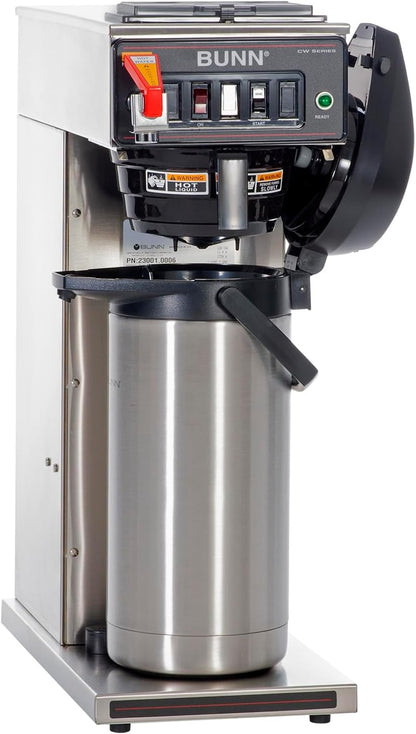 BUNN CWTF15-APS - Cafetera comercial Airpot. Nombre Modelo CWTF15-APS Número de modelo 23001.0006