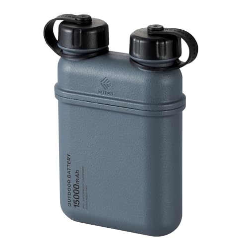 ELECOM NESTOUT - Cargador de energía resistente de 15000 mAh, cargador para exteriores, 32 W USB-C de carga rápida, resistente al agua, IP67, duradero, a prueba de golpes, paquete de batería para