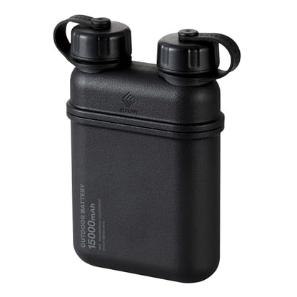 ELECOM NESTOUT - Cargador de energía resistente de 15000 mAh, cargador para exteriores, 32 W USB-C de carga rápida, resistente al agua, IP67, duradero, a prueba de golpes, paquete de batería para