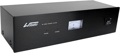 Acondicionador de energía de ruido de CA - Purificador de red de audio y video Filtro de ruido Protector de sobretensiones con enchufes estándar de EE. UU. (plata)