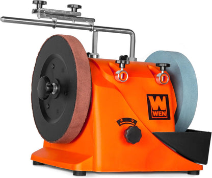 WEN - Sistema de afilado refrigerado por agua en húmedo y seco de 8 pulgadas (BG4108)