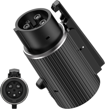 Unitek Adaptador de carga Tesla a J1772 Max 60 Amp 240V apto para todos los J1772 Evs Anti-Drop Lock EV Adaptador de cargador funciona con conectores de pared Tesla de alta potencia AR-P1503A