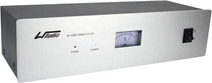 Acondicionador de energía de ruido de CA - Purificador de red de audio y video Filtro de ruido Protector de sobretensiones con enchufes estándar de EE. UU. (plata)