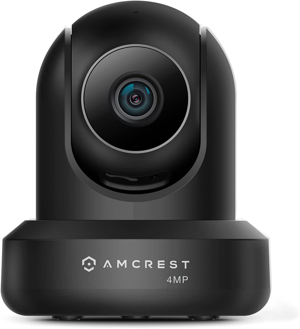 Amcrest WiFi interior ProHD de 4 MP, cámara IP de seguridad con panorámica/inclinación, audio bidireccional, visión nocturna, visión remota, 4 megapíxeles @30 FPS, amplio FOV de 90 °, IP4M-1041B