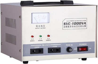 Estabilizador automático de voltaje, relé monofásico de uso doméstico de 150-260 V, salida de 220 V regulador de voltaje de CA para electrodomésticos inestables, 5000 W