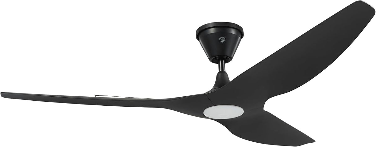 Big Ass Fans Haiku Coastal - Ventilador de techo inteligente para exteriores de 52 pulgadas COSTERO/MARINO con control remoto para patio interior y cubierto, clasificación costera, resistente a la corrosión, negro mate - 	MK-HKC1-042506A258F258I05S2