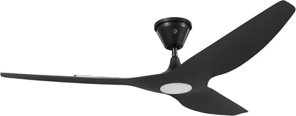 Big Ass Fans Haiku Coastal - Ventilador de techo inteligente para exteriores de 52 pulgadas COSTERO/MARINO con control remoto para patio interior y cubierto, clasificación costera, resistente a la corrosión, negro mate - 	MK-HKC1-042506A258F258I05S2