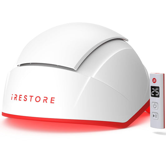 iRestore - Sistema láser para el crecimiento del cabello, gorra láser aprobada por la FDA (Administración de Alimentos y Medicamentos) para el crecimiento del cabello y la regeneración capilar