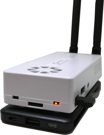 Stratux ADS-B - Receptor de doble banda para clima y tráfico de aviación, WAAS GPS, AHRS, paquete de baterías, montaje de succión, antenas, SDR