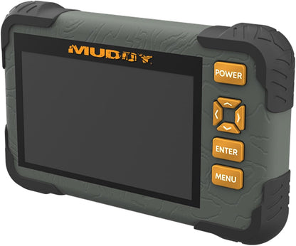 Muddy CRV3 HD Visor de Tarjetas SD - Lector/Visor de Tarjetas SD Duradero Resistente al Agua para Caza al Aire Libre con Pantalla LCD de 4.3" y Conector para Auriculares para Audio - ‎MUD-CRV43HD