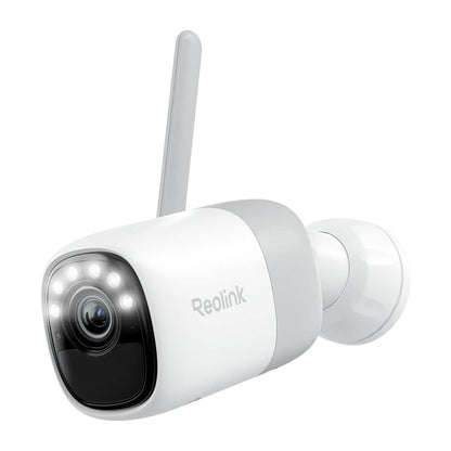 REOLINK Cámara de seguridad inalámbrica Wi-Fi para interiores y exteriores Altas B630 2K 4MP con batería, grabación previa, batería de larga duración, color blanco