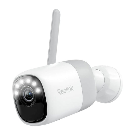 REOLINK Cámara de seguridad inalámbrica Wi-Fi para interiores y exteriores Altas B630 2K 4MP con batería, grabación previa, batería de larga duración, color blanco
