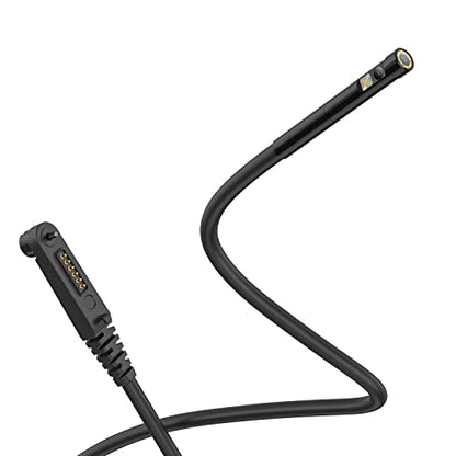 Ulefone Endoscopio impermeable IP67 para Ulefone Power Armor serie 18/19, Armor 13/16 Pro/21/24 teléfonos resistentes, 2M semirrígido, cámara dual de boroscopio de 0.217 in, 7 luces LED