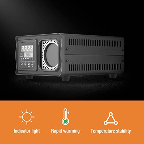 CEM Calibrador de temperatura IR portátil BX-500, 122.0 °F a 932.0 °F(122 a 932℉), tamaño objetivo 2.25" 2.244 in