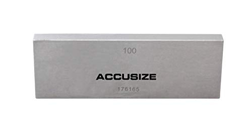 Accusize Industrial Tools Juego de bloques de calibre métrico de 87 piezas, grado 2, estándar alemán Din861 certificado Mfg, 0087-2160