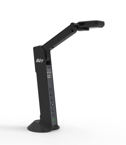 AVer Cámara de documentos M11-8M - Cámara web HDMI USB para videoconferencias remotas - HD para PC, Mac, Chromebook, Zoom y más - Perfecta para aprendizaje a distancia, enseñanza en el aula, grabación, trabajo