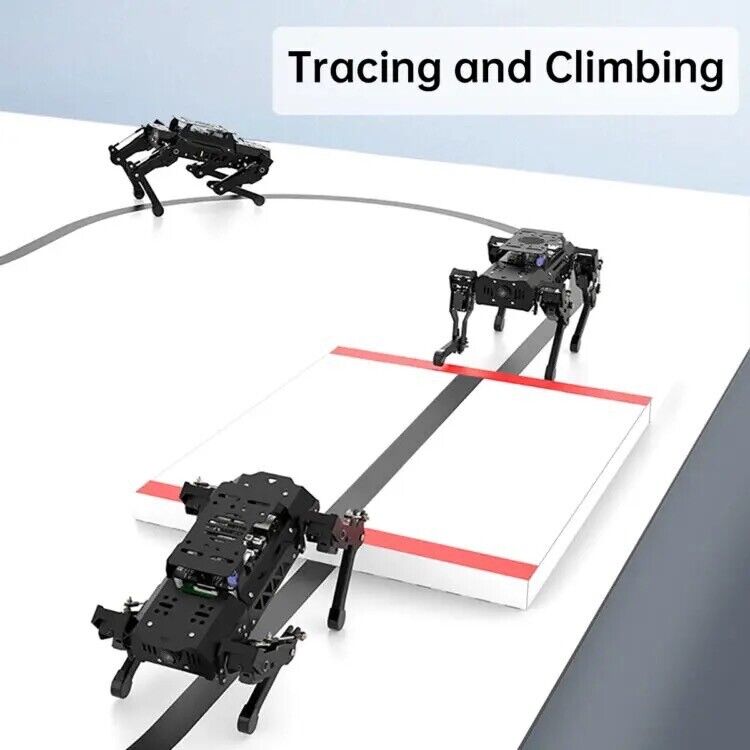 Kit estándar biónico Raspberry Pi ROS de inteligencia artificial de perro robot cuadrúpedo PuppiPi