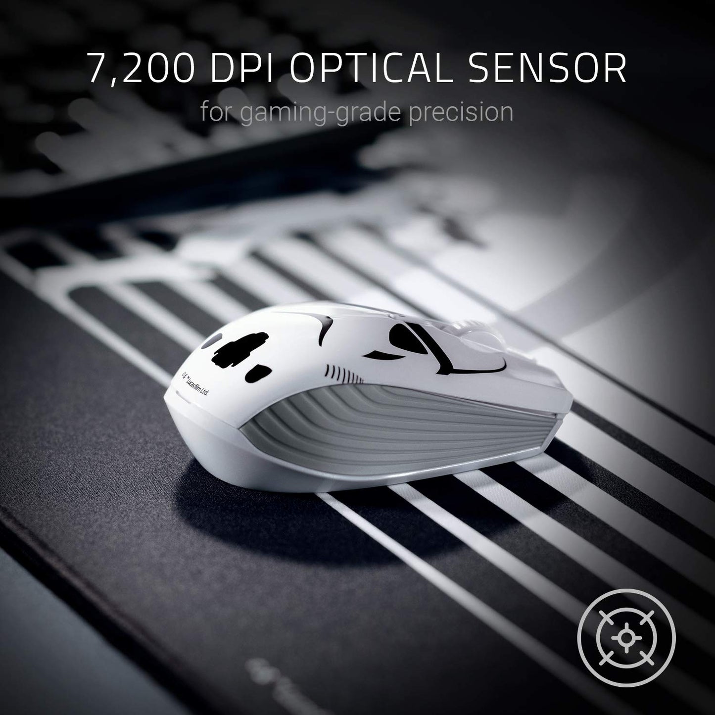 Razer Atheris Stormtrooper™ Wireless Gaming Mouse - 7,200 DPI Optical Sensor