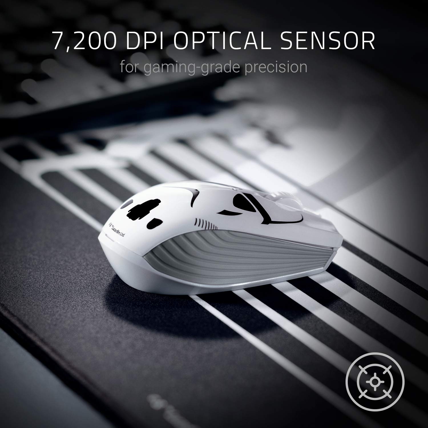 Razer Atheris Stormtrooper™ Wireless Gaming Mouse - 7,200 DPI Optical Sensor