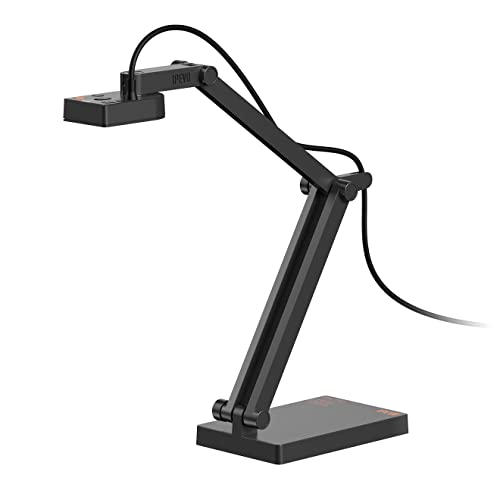 IPEVO V4K PRO Ultra HD - Cámara de documentos USB con micrófono mejorado con IA, para visualización de aula, enseñanza en línea 5-903-3-01-00