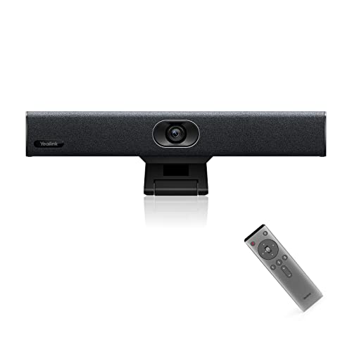 Yealink UVC34 - Cámara de video conferencia 4K certificada para equipos de Microsoft 120°