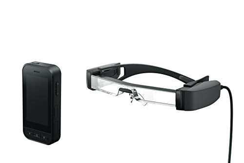 Epson Moverio BT-40S - Gafas inteligentes con binocular, 1080p, pantallas transparentes y controlador táctil inteligente