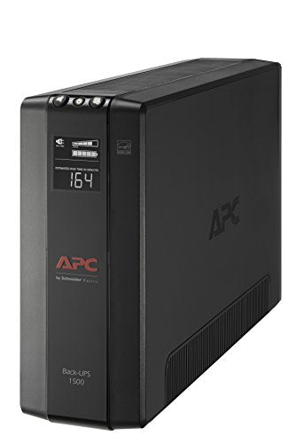 APC UPS 1500 VA UPS Batería de reserva y protector de sobretensión, BX1500 M, fuente de alimentación de batería de reserva, AVR, protección de datos