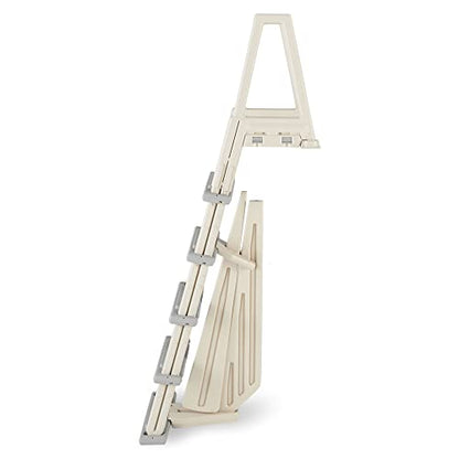 CONFER 6000X - Escalera de piscina resistente, para paredes de 42 a 56 pulgadas (106 a 142 cm) de alto.