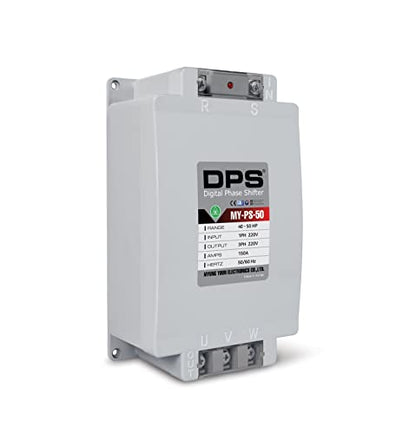 Convertidor monofásico a 3 fases, modelo MY-PS-50, adecuado para motor trifásico de 40 HP (30 kw) 120 amperios 200-240 V, DPS debe utilizarse para un solo motor, entrada/salida 200 V-240 V, tipo digital