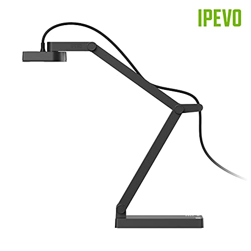 IPEVO V4K PRO Ultra HD - Cámara de documentos USB con micrófono mejorado con IA, para visualización de aula, enseñanza en línea 5-903-3-01-00