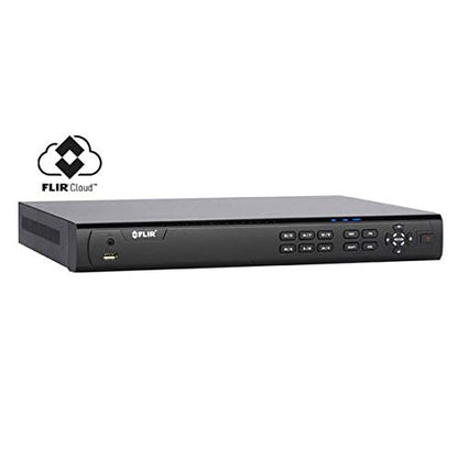 FLIR PoE Home Security Camera System with 8Ch 2TB NVR and (4) 2K HD Outdoor IP Dome Camera