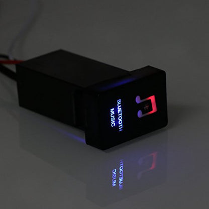 Módulo adaptador de música Bluetooth para automóvil, instalación de panel de salida AUX, uso para Toyota, Camry, Corolla, Yaris, RAV4, Reiz