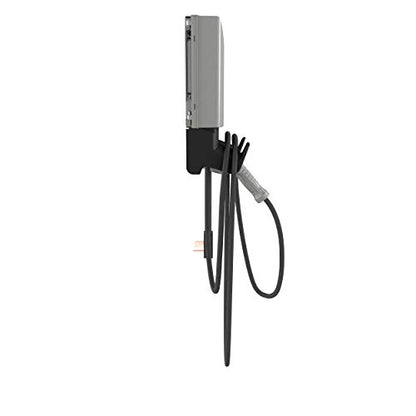 Siemens 8EM13125CF180FA3 VersiCharge AC Series 48A 208/240V Smart Connected EV Charger Interior / Exterior con cable de 20 pies Hardwired, Plata/Negro