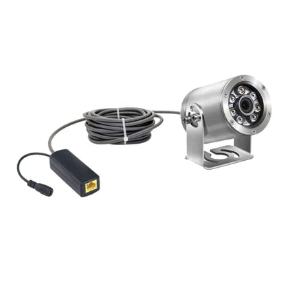 Barlus Cámara subacuática mejorada Lente de enfoque ajustable 5MP Full HD Video POE Cámara para Koi Pond